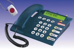 Tiptel ergovoice CR - Ergonomietelefon mit integriertem Funk-Notrufsystem 