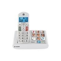 SAGEM D23XP Ergonomisches Bildtasten-Telefon 